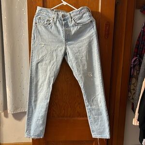 Levi's Light Wash Straight Leg Jeans